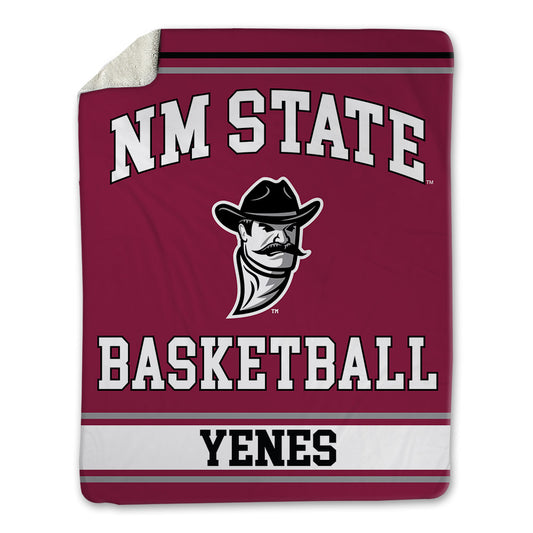 NMSU - NCAA Women's Basketball : Lucia Yenes - Blanket-0