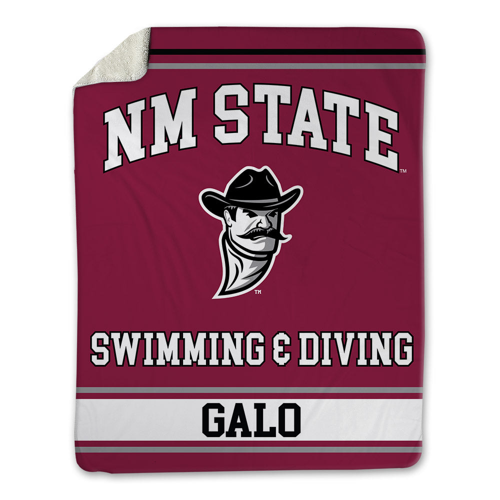 NMSU - NCAA Women's Swimming & Diving : Estel Galo - Blanket-0