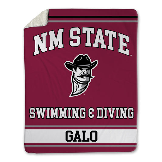 NMSU - NCAA Women's Swimming & Diving : Estel Galo - Blanket-0