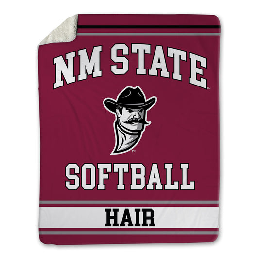 NMSU - NCAA Softball : Joleeanna Hair - Blanket-0