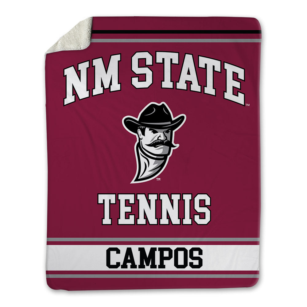 NMSU - NCAA Men's Tennis : Gustavo Campos - Blanket-0