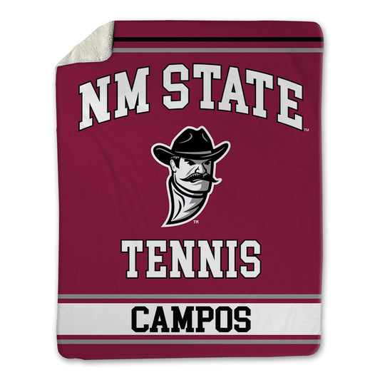 NMSU - NCAA Men's Tennis : Gustavo Campos - Blanket-0