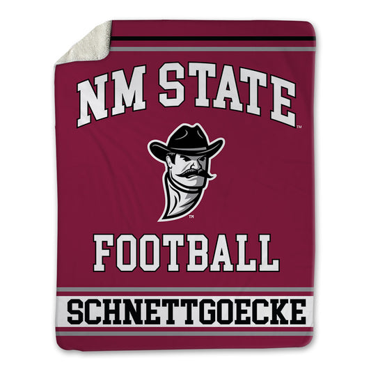NMSU - NCAA Football : Cole Schnettgoecke - Blanket-0