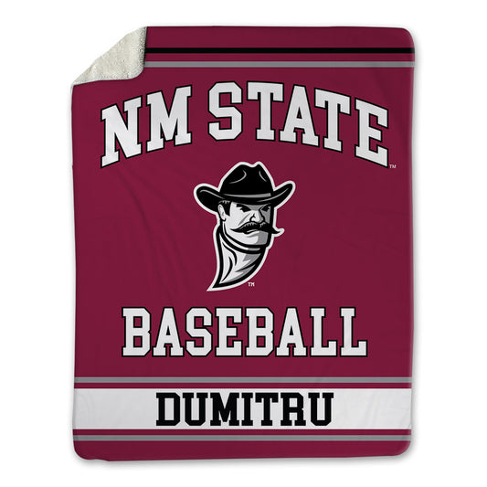 NMSU - NCAA Baseball : Titus Dumitru - Blanket-0