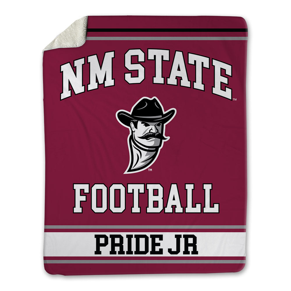 NMSU - NCAA Football : Tj Pride Jr - Blanket-0