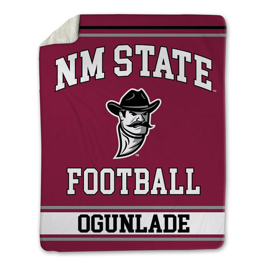 NMSU - NCAA Football : Janik Ogunlade - Blanket-0