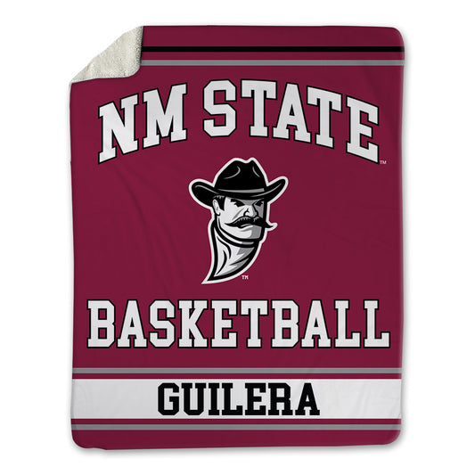 NMSU - NCAA Women's Basketball : Marta Guilera - Blanket-0