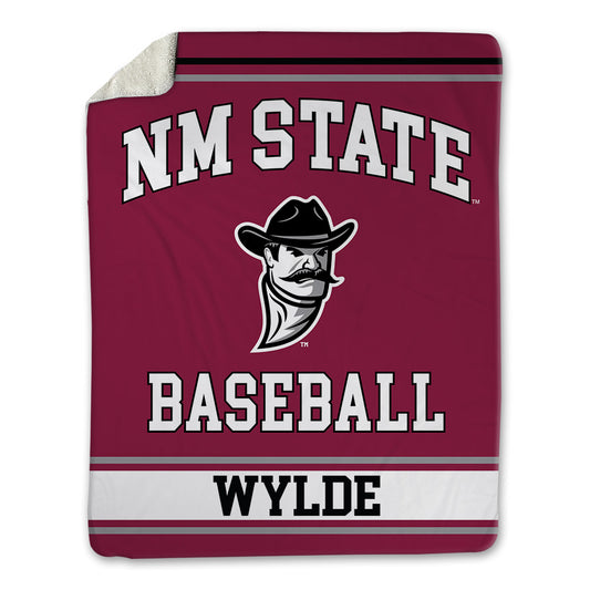 NMSU - NCAA Baseball : Connor Wylde - Blanket-0