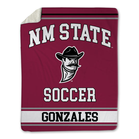 NMSU - NCAA Women's Soccer : Mya Gonzales - Blanket-0