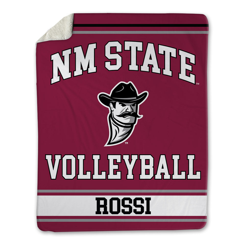 NMSU - NCAA Women's Volleyball : Claudia Rossi - Blanket-0