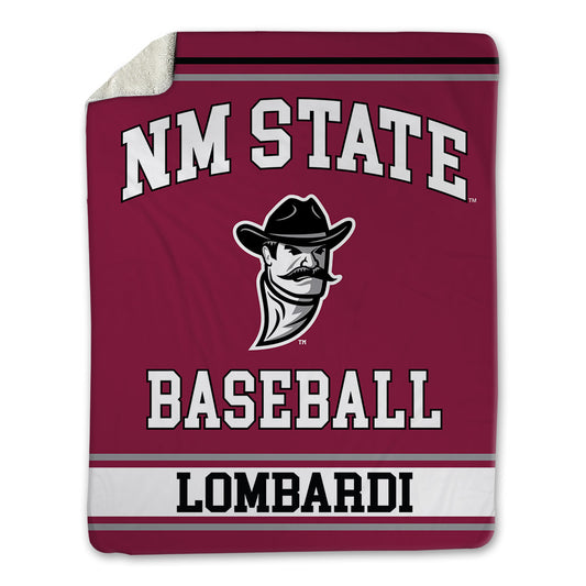NMSU - NCAA Baseball : Aidan Lombardi - Blanket-0