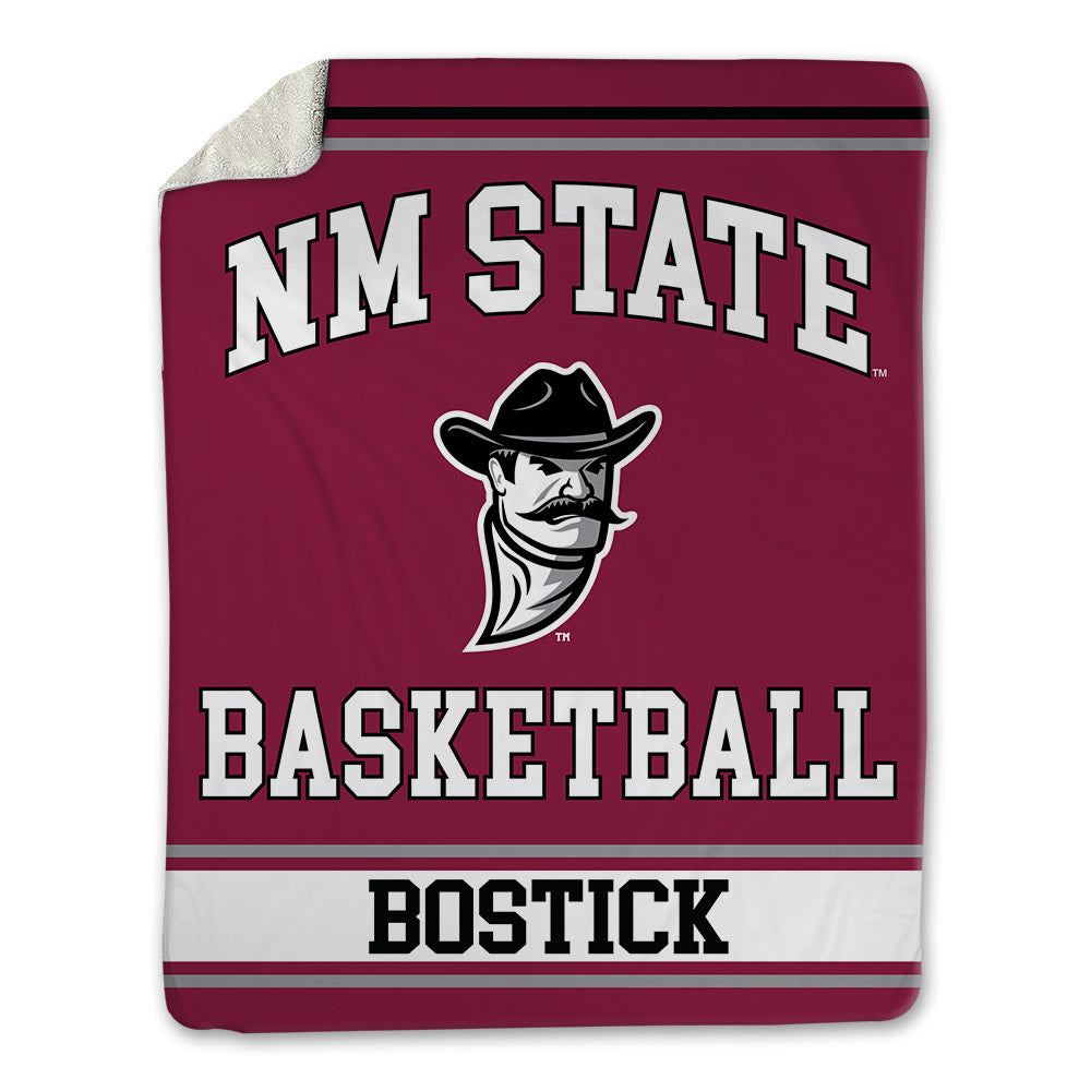 NMSU - NCAA Men's Basketball : Dionte' Bostick - Blanket-0