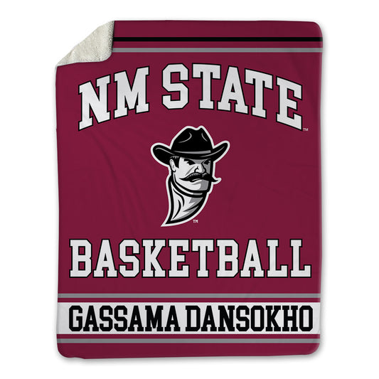 NMSU - NCAA Women's Basketball : Fanta Gassama Dansokho - Blanket-0