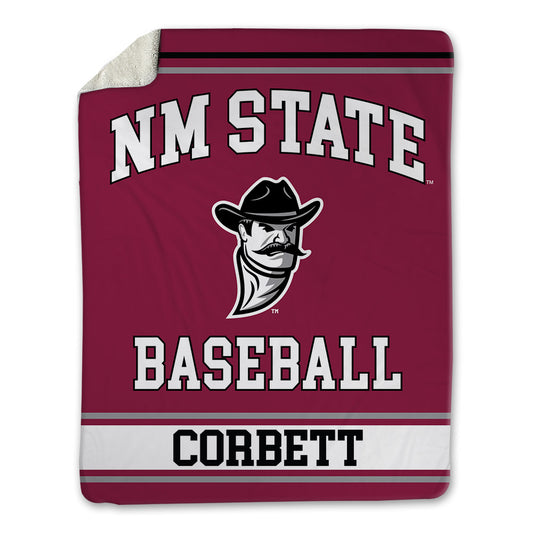 NMSU - NCAA Baseball : Austin Corbett - Blanket-0