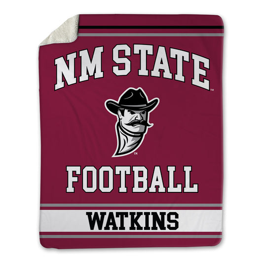 NMSU - NCAA Football : Jaylen Watkins - Blanket-0