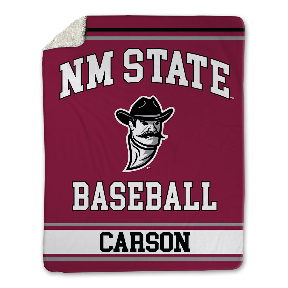 NMSU - NCAA Baseball : Cody Carson - Blanket-0