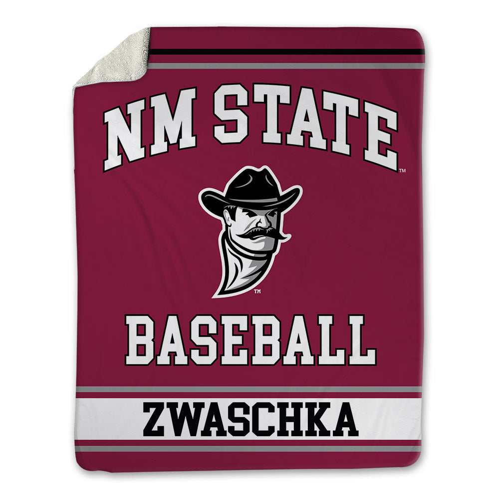 NMSU - NCAA Baseball : Zach Zwaschka - Blanket-0