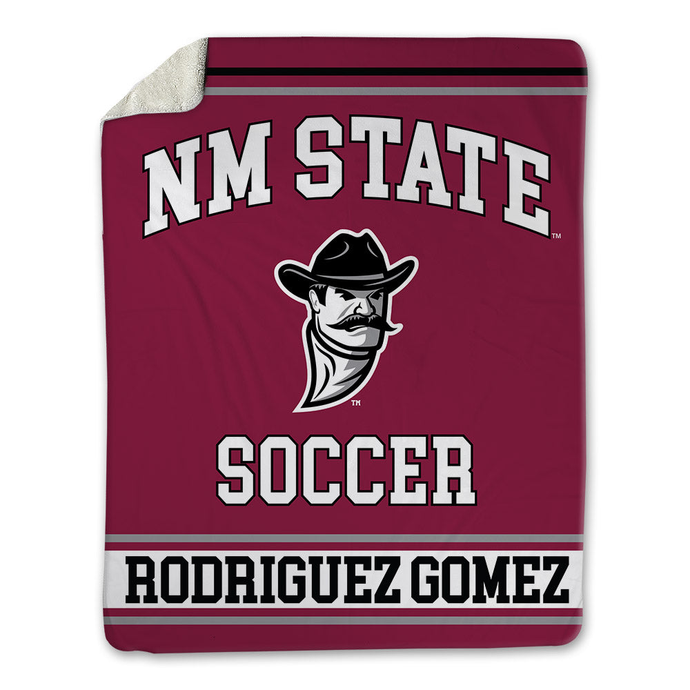 NMSU - NCAA Women's Soccer : Carolina Rodriguez Gomez - Blanket-0