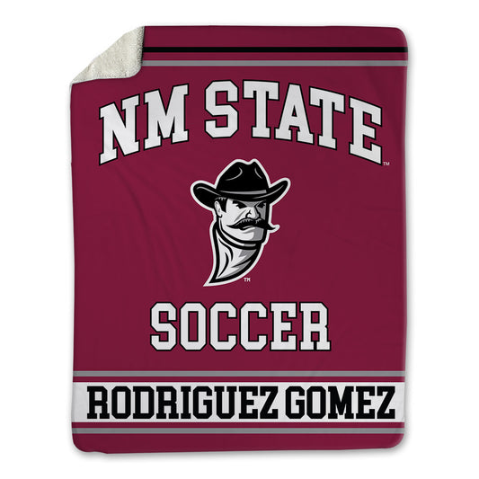 NMSU - NCAA Women's Soccer : Carolina Rodriguez Gomez - Blanket-0