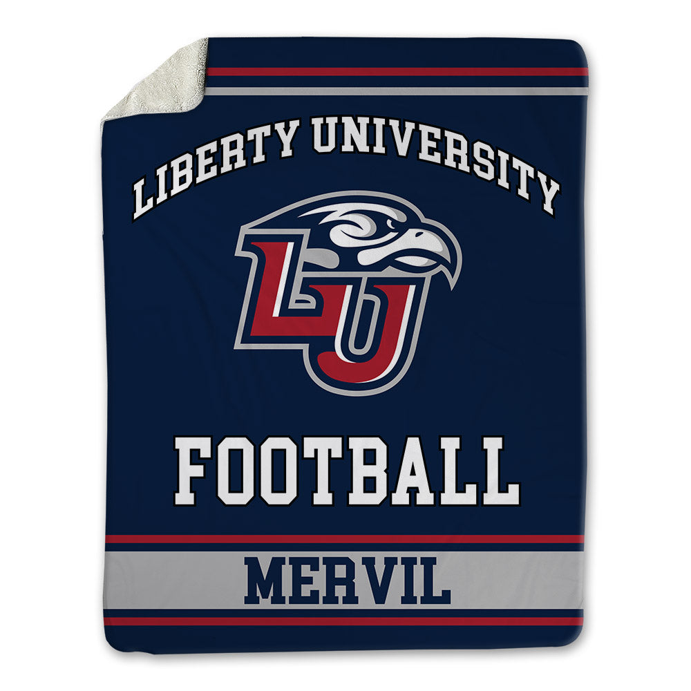 Liberty - NCAA Football : Jerry Mervil - Blanket-0