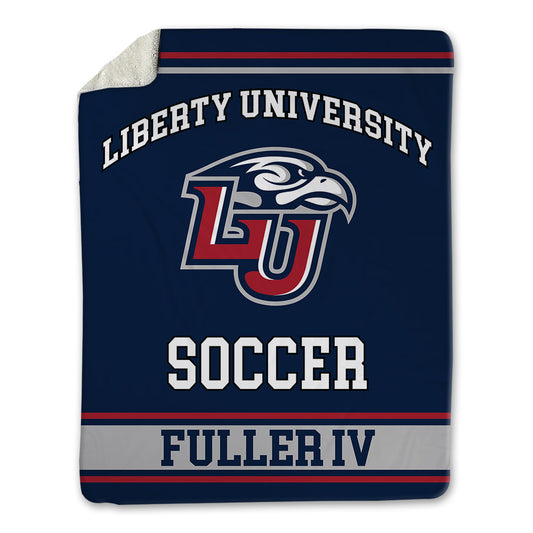Liberty - NCAA Men's Soccer : Berkley Fuller IV - Blanket-0