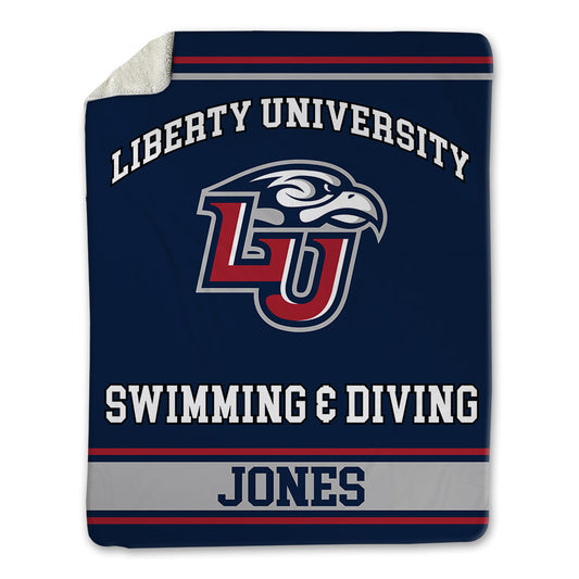 Liberty - NCAA Women's Swimming & Diving : Layne Jones - Blanket-0