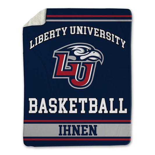 Liberty - NCAA Men's Basketball : Isaiah Ihnen - Blanket-0
