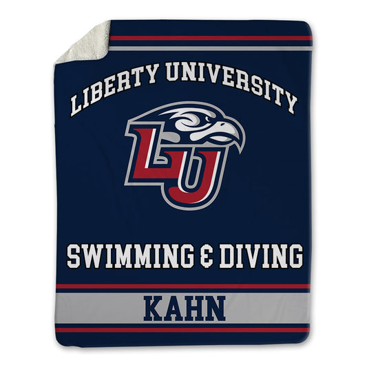 Liberty - NCAA Women's Swimming & Diving : Ella Kahn - Blanket-0