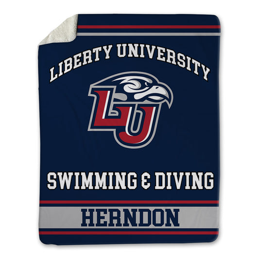 Liberty - NCAA Women's Swimming & Diving : Mary Herndon - Blanket-0