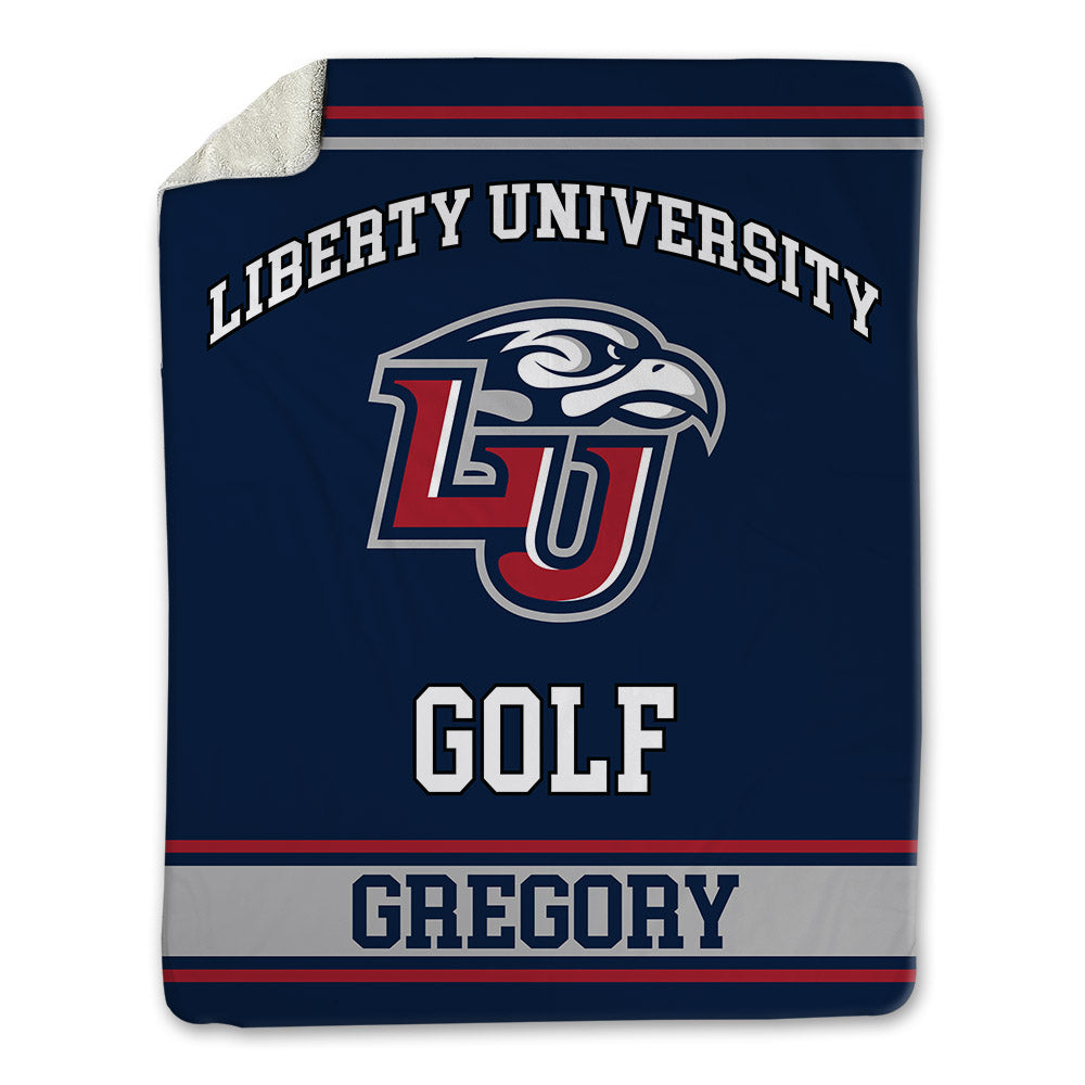 Liberty - NCAA Men's Golf : Andrew Gregory - Blanket-0