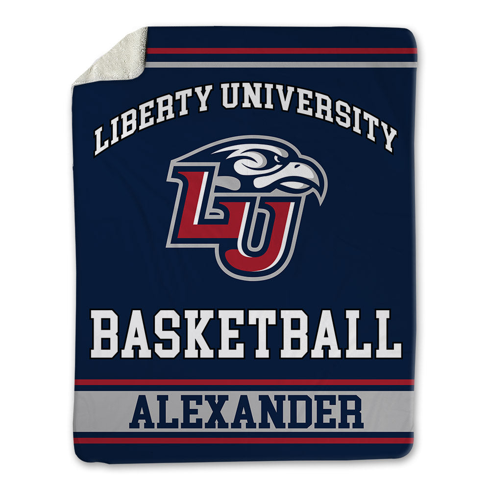 Liberty - NCAA Women's Basketball : Maleah Alexander - Blanket-0