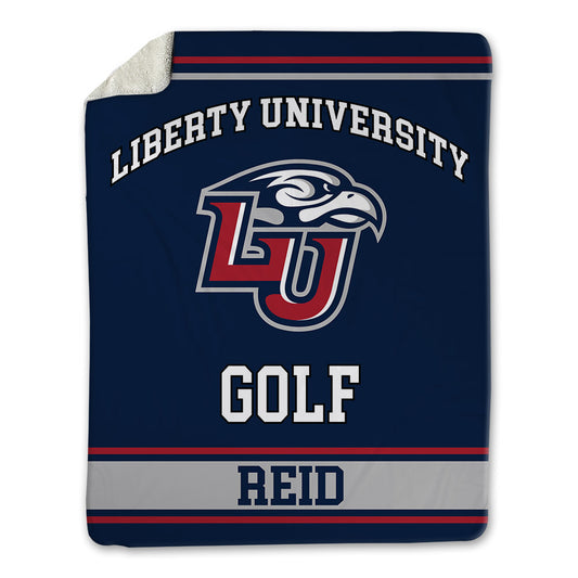 Liberty - NCAA Men's Golf : Brett Reid - Blanket-0
