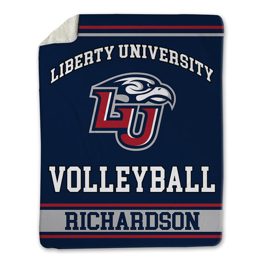 Liberty - NCAA Women's Volleyball : Shyia Richardson - Blanket-0