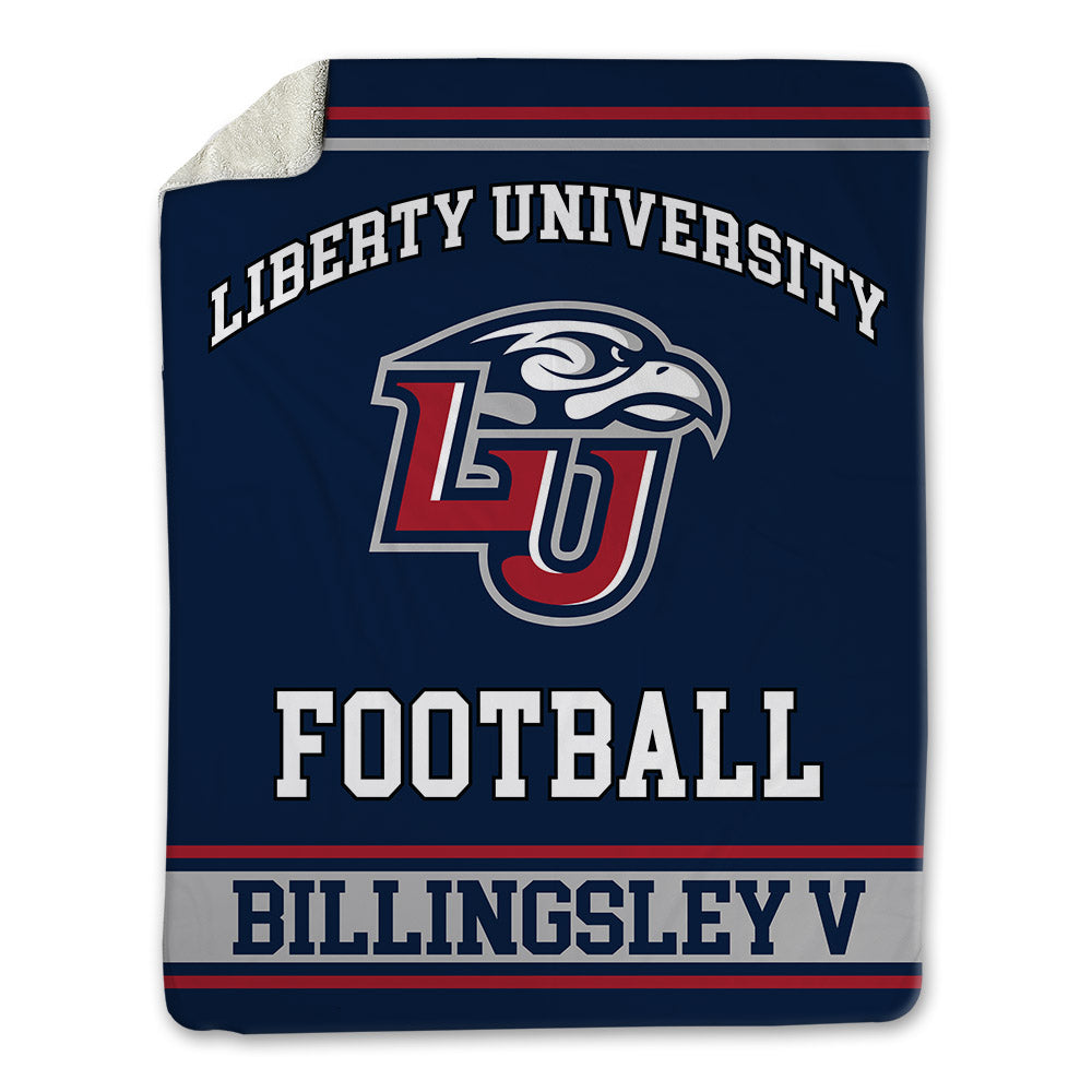 Liberty - NCAA Football : Jay Billingsley V - Blanket-0