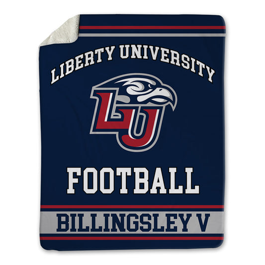 Liberty - NCAA Football : Jay Billingsley V - Blanket-0