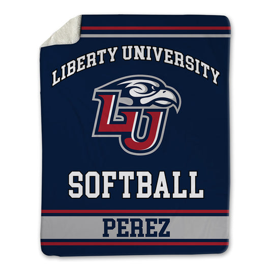 Liberty - NCAA Softball : Vanessa Perez - Blanket-0