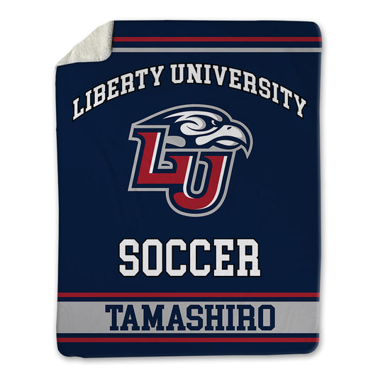 Liberty - NCAA Men's Soccer : Kai Tamashiro - Blanket-0