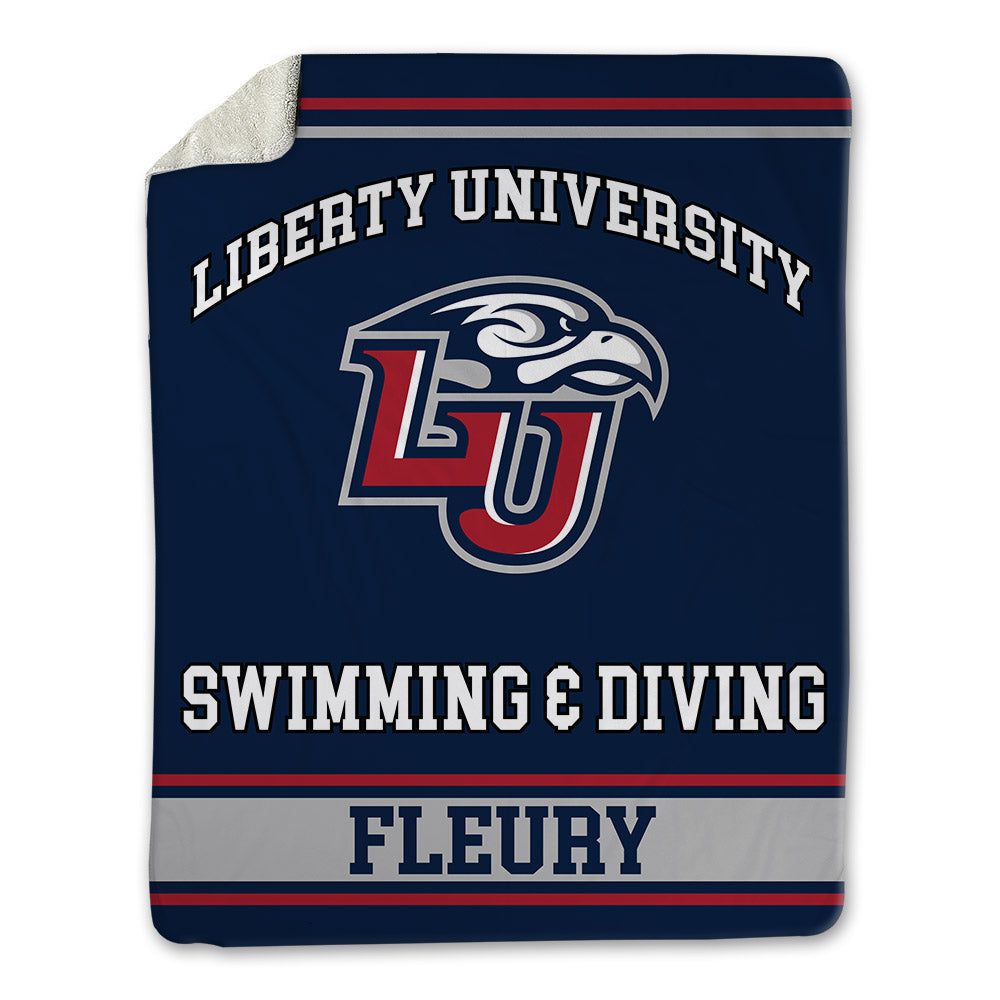 Liberty - NCAA Women's Swimming & Diving : Sarah Fleury - Blanket-0