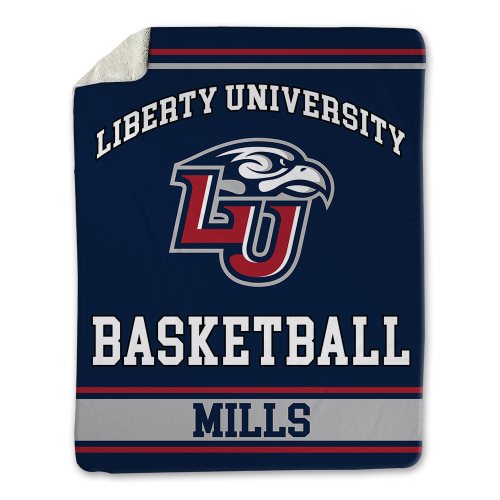 Liberty - NCAA Women's Basketball : Avery Mills - Blanket-0