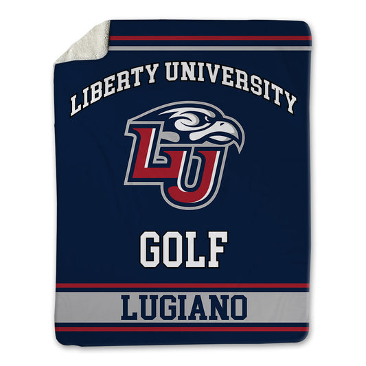 Liberty - NCAA Men's Golf : Michael Lugiano - Blanket-0