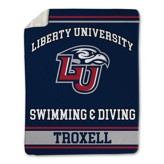 Liberty - NCAA Women's Swimming & Diving : Clair Troxell - Blanket-0