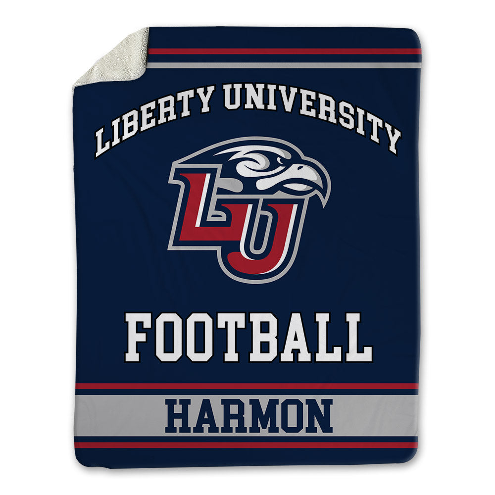 Liberty - NCAA Football : Damond Harmon - Blanket-0