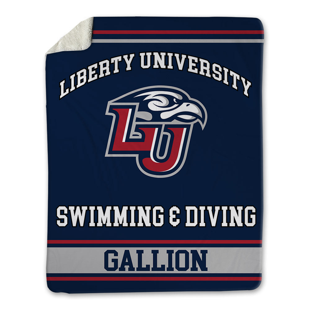 Liberty - NCAA Women's Swimming & Diving : Emily Gallion - Blanket-0