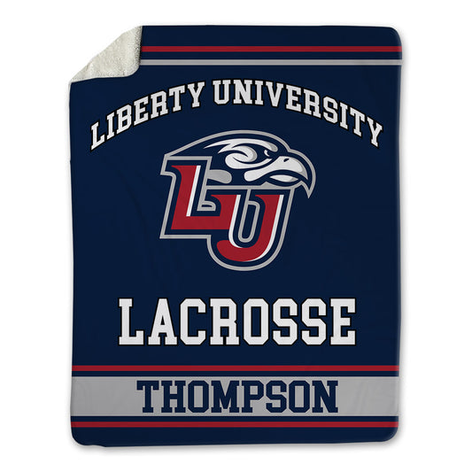 Liberty - NCAA Women's Lacrosse : Ava Thompson - Blanket-0