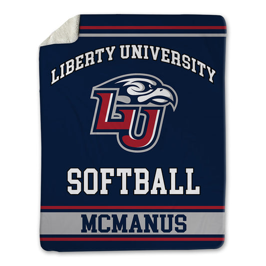 Liberty - NCAA Softball : Haley McManus - Blanket-0