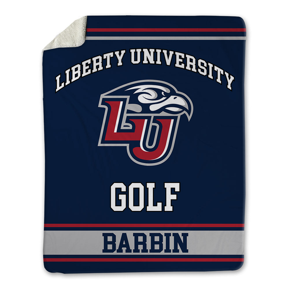 Liberty - NCAA Men's Golf : Evan Barbin - Blanket-0