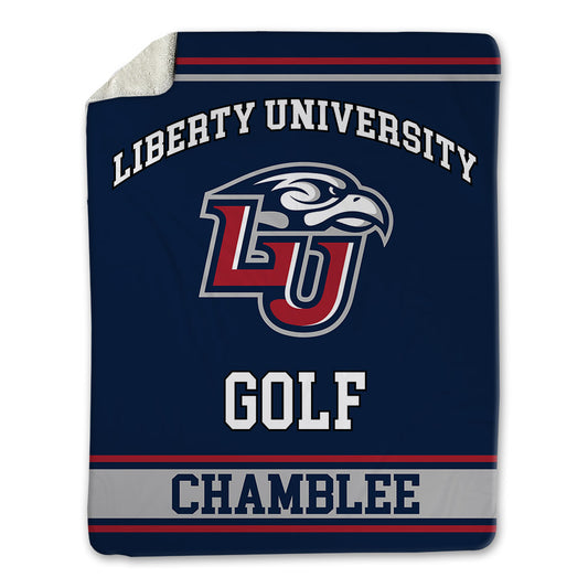 Liberty - NCAA Men's Golf : Sawyer Chamblee - Blanket-0