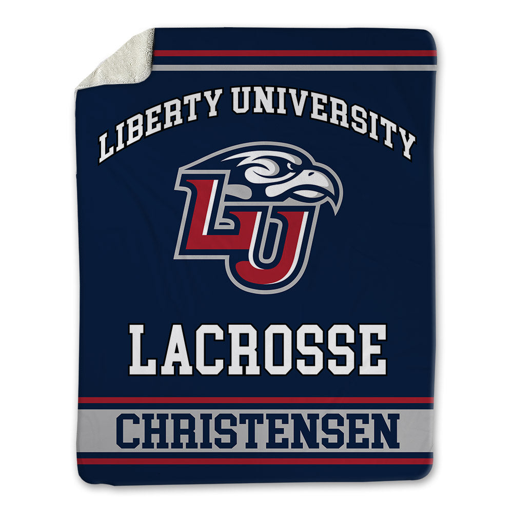 Liberty - NCAA Women's Lacrosse : Claire Christensen - Blanket-0