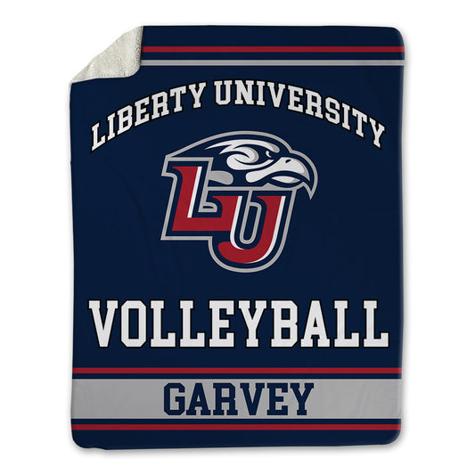 Liberty - NCAA Women's Volleyball : Todd Garvey - Blanket-0