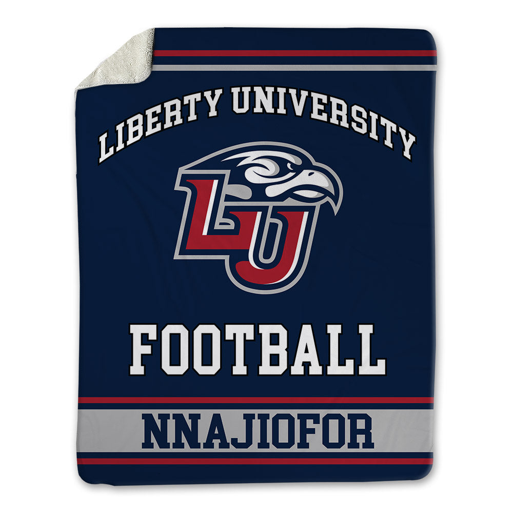 Liberty - NCAA Football : Esom Nnajiofor - Blanket-0